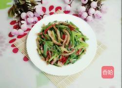 猪耳朵炒韭菜花的做法图解7