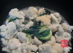 菜花炒腊肠的做法图解4