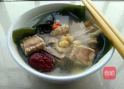 海带黄豆排骨汤的做法图解8