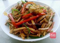 香干豆豉炒肉的做法图解7