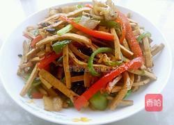 香干豆豉炒肉的做法图解8