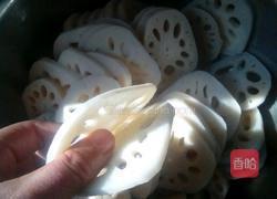 炸藕盒的做法图解3