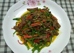 双椒炒牛肉