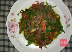 双椒炒牛肉的做法图解11