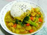 虾仁咖喱饭