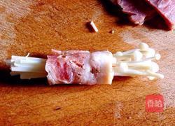 金针菇培根卷的做法图解5