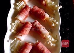 金针菇培根卷的做法图解6