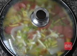 春色满园——煎面肠的做法图解6