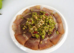尖椒拌牛头肉