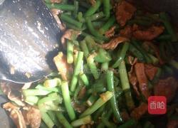 肉炒蒜苔的做法图解8