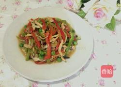 五彩鸡丝的做法图解9