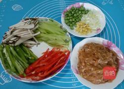 五彩鸡丝的做法图解2