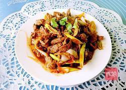 大葱爆牛肉的做法图解9