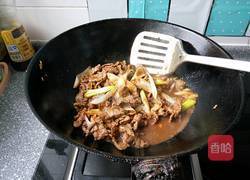 大葱爆牛肉的做法图解8