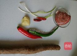 山药炒肉丝的做法图解1