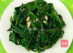 蒜香菠菜的做法图解5