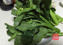 清炒芥兰的做法图解2