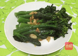 清炒芥兰的做法图解10
