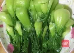 浇汁油菜的做法图解4