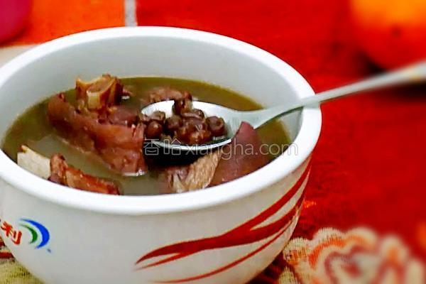 红豆猪蹄汤