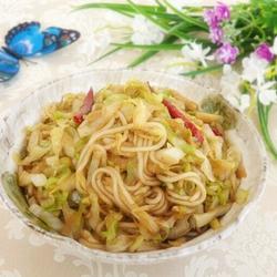圆白菜炒粉丝的做法[图]