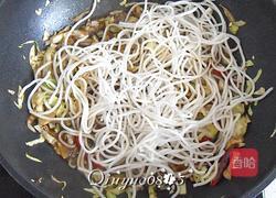 圆白菜炒粉丝的做法图解5