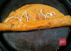 胡萝卜鸡蛋卷饼的做法图解6