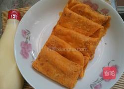 胡萝卜鸡蛋卷饼的做法图解7