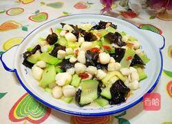 西葫木耳炒贝丁的做法图解16