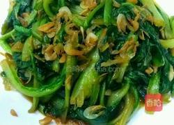 虾仁油麦菜的做法图解5