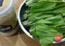 虾仁油麦菜的做法图解1