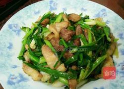 蒜苗炒肉的做法图解7