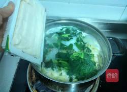 菠菜豆腐蝴蝶面的做法图解5