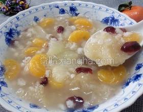 ＃年夜飯＃水果麥仁銀耳羹