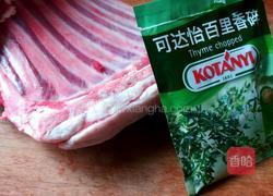 百里香烤羊排的做法图解1