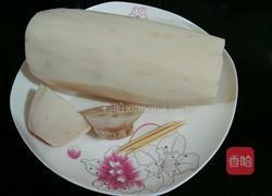 糖桂花(糯米)莲藕的做法图解1