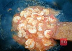 红红火火番茄汁烩虾仁的做法图解9