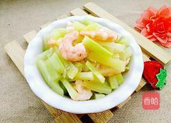 莴笋拌虾仁的做法图解5