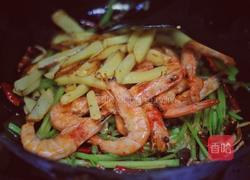 特色干锅虾的做法图解3