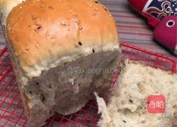 面包机版黑芝麻牛奶吐司的做法图解14