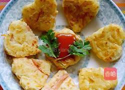 土豆胡萝卜火腿饼的做法图解10