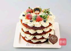 海贼王裸蛋糕的做法图解7