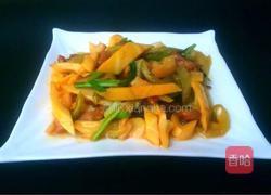 竹笋炒肉的做法图解8