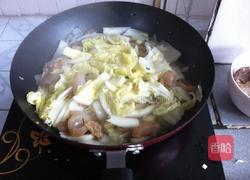 猪皮肉渣炒白菜的做法图解6