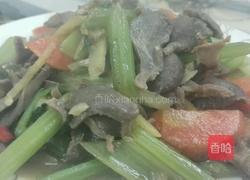 鸭胗炒芹菜的做法图解9