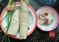 红烧素肠的做法图解1