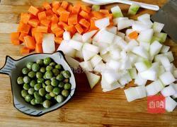 冬瓜双豆的做法图解2