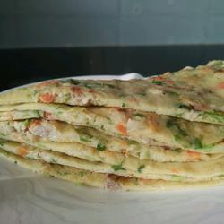 什锦蔬菜鸡蛋饼的做法[图]