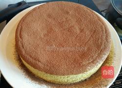 抹茶可可戚风蛋糕（水浴法）的做法图解15