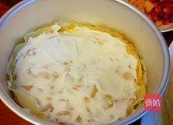 草莓芒果千层的做法图解9